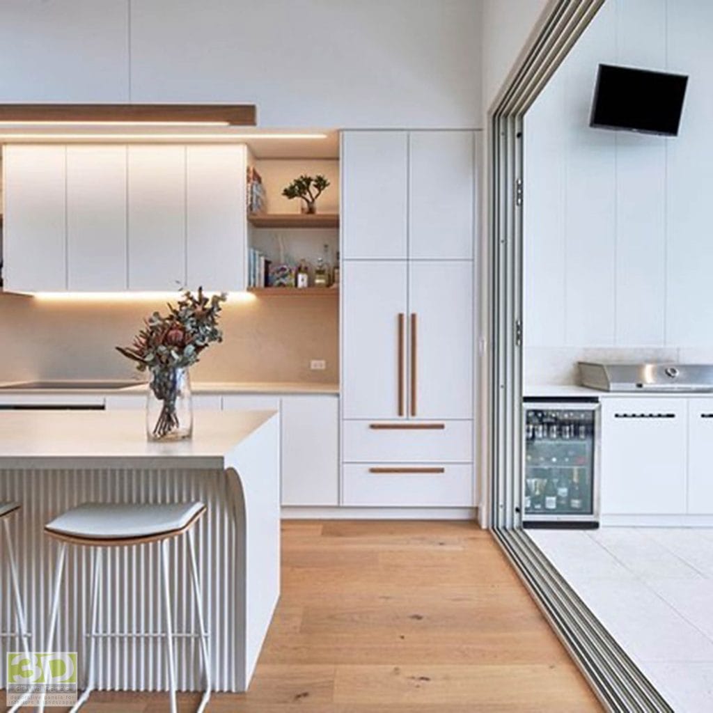 Arcs 30mm Kitchen Island by Trend Joinery