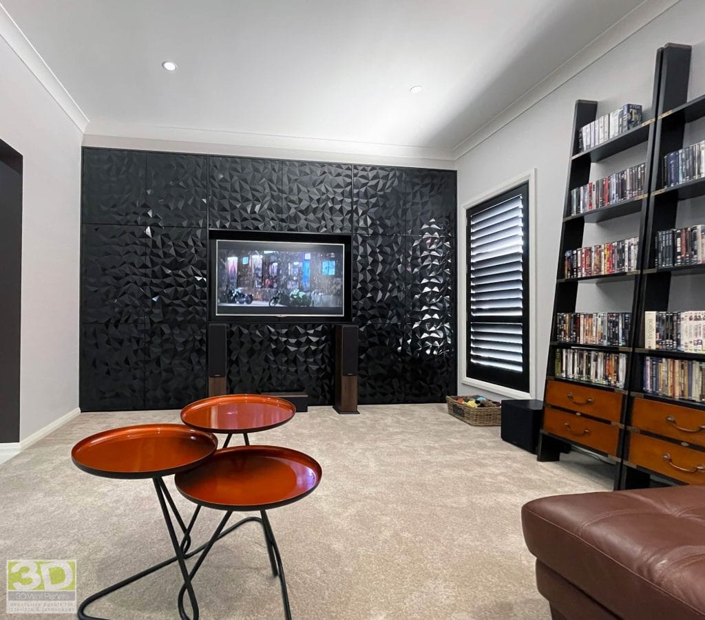 Facets - Feature Wall - Home Entertainment